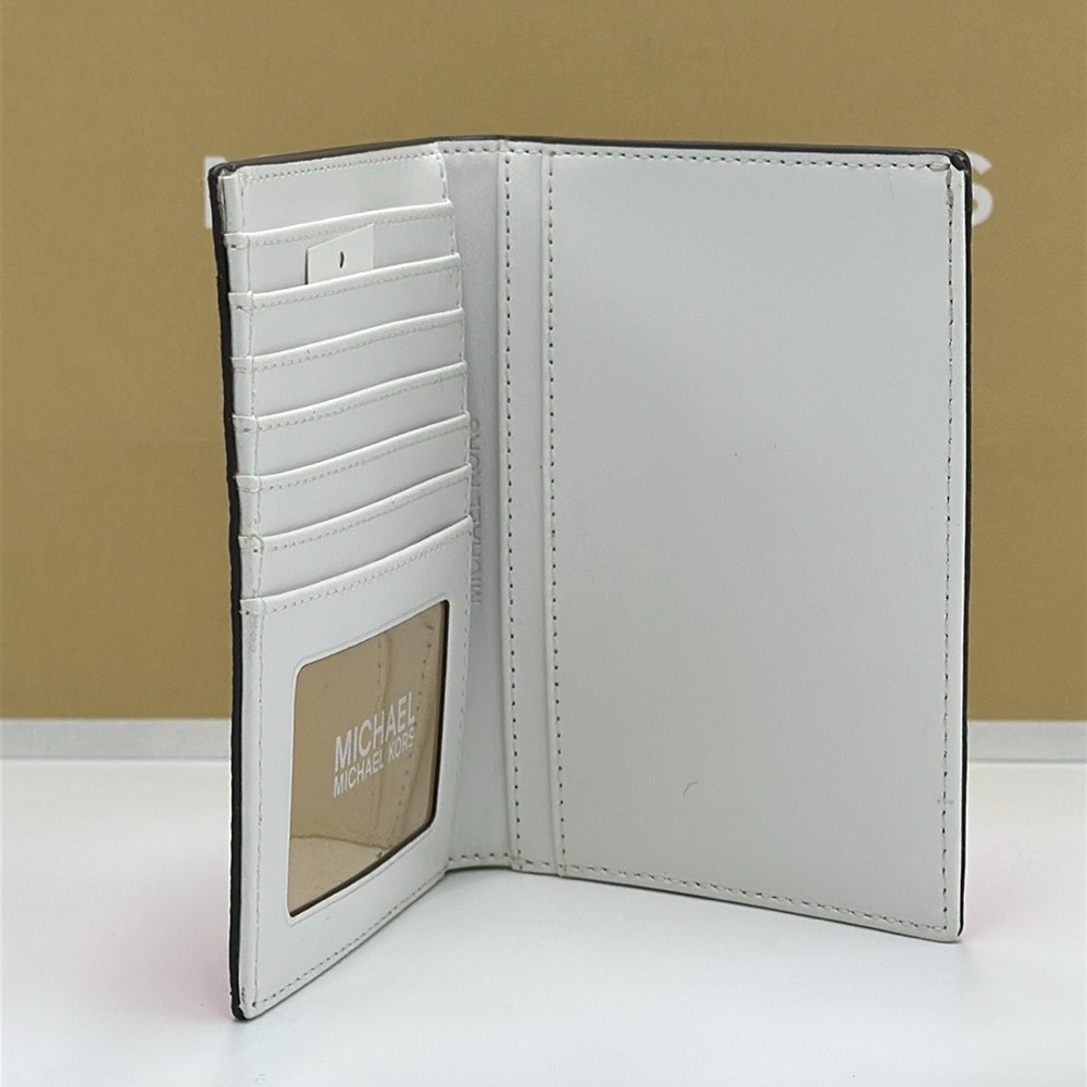 Michael Kors Jet Set Travel Medium Embellished Signature Logo Passport Case -Hol - Picture 9 of 11